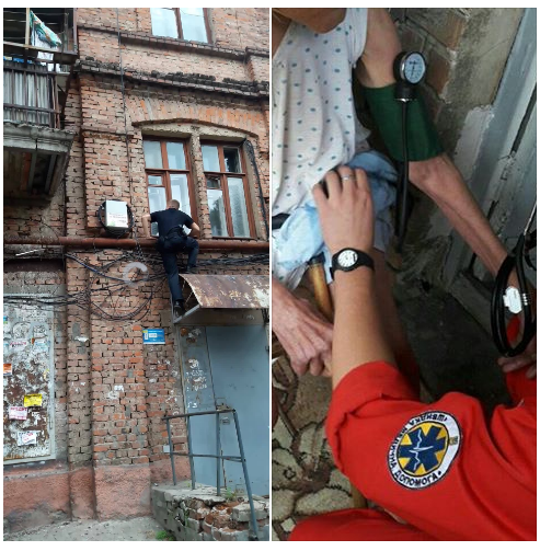 Минутка добра: полицейский забрался на второй этаж, чтобы спасти женщине жизнь 2