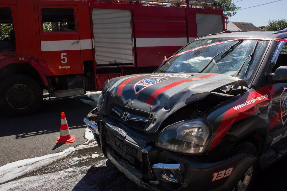 ДТП на Уральской: УАЗ перевернулся из-за столкновения с Hyundai Tucson 8