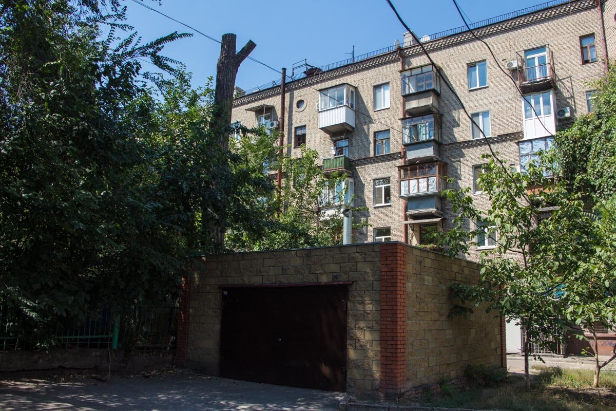 В центре Днепра из-за спила деревьев переругались жильцы многоэтажки 1