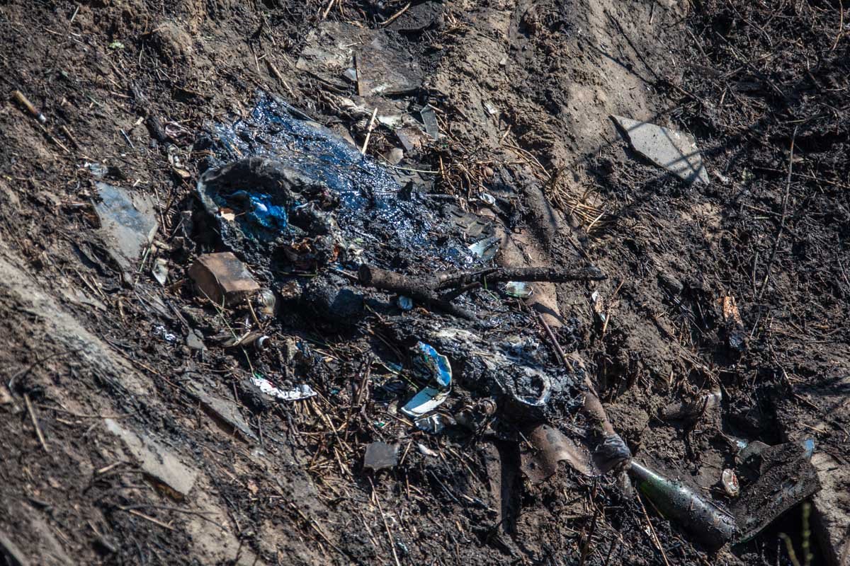 Стало известно, что горело на Донецком шоссе 7