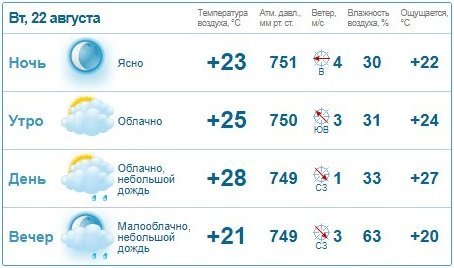 Погода на 22 августа: в Днепре будет пасмурно, вечером ожидается дождь 1