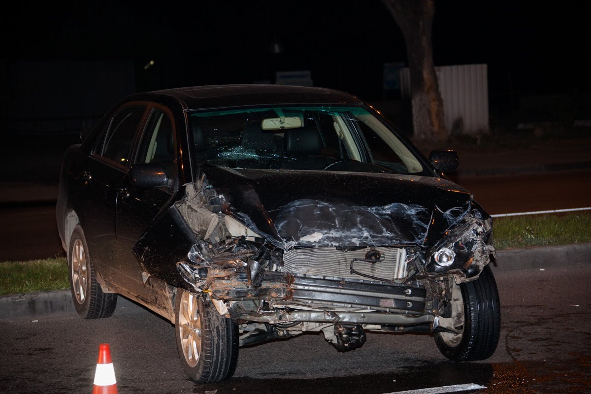 ДТП под Кайдакским мостом: столкнулись Газель и BYD 3