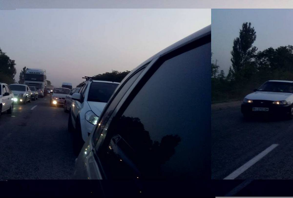 Жители Днепра не могут попасть домой из-за 30-километровой пробки 5