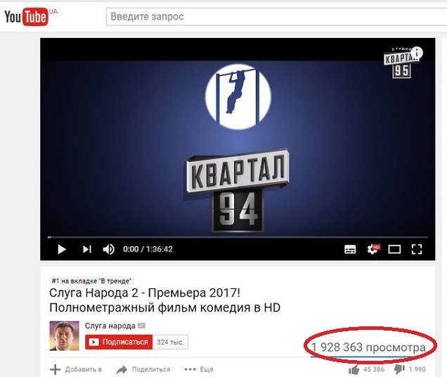 Фильм "Слуга народа-2" бьет рекорды на YouTube: где смотреть полное видео 2