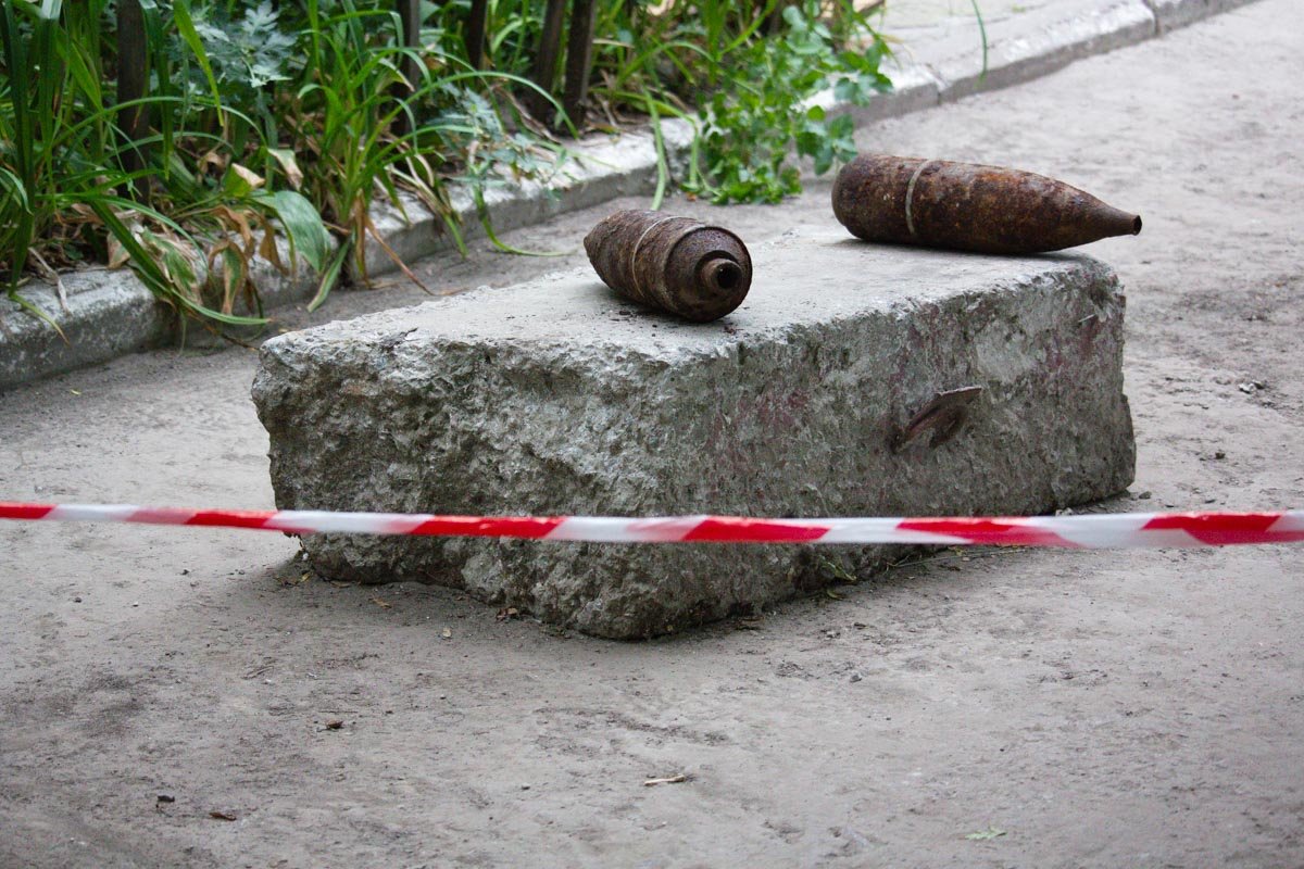 На 12 квартале нашли взрывоопасные мины времен Второй мировой войны 1