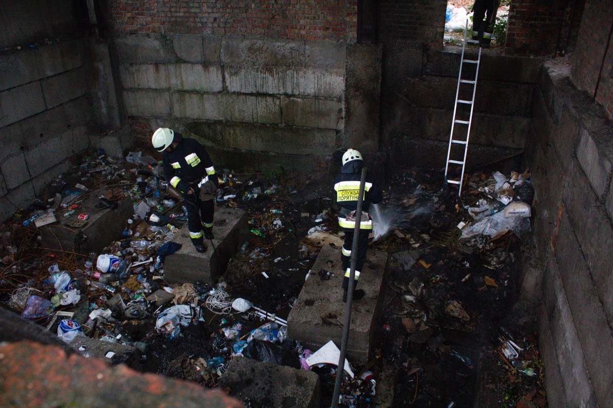 Возле завода Олейна произошел пожар 2