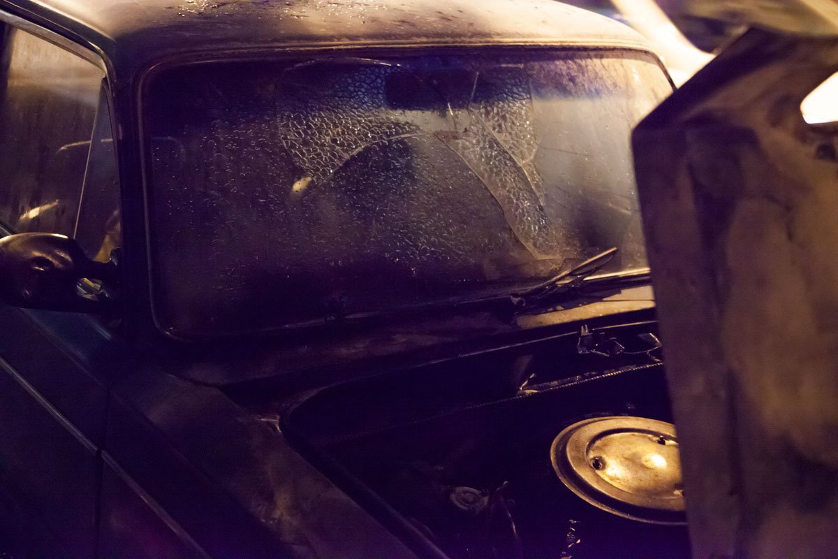 На Чернышевского на ходу загорелся ВАЗ 7