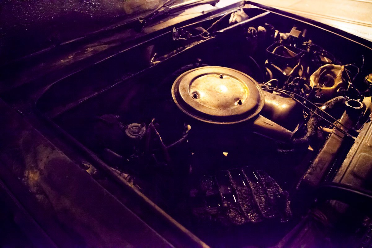 На Чернышевского на ходу загорелся ВАЗ 8