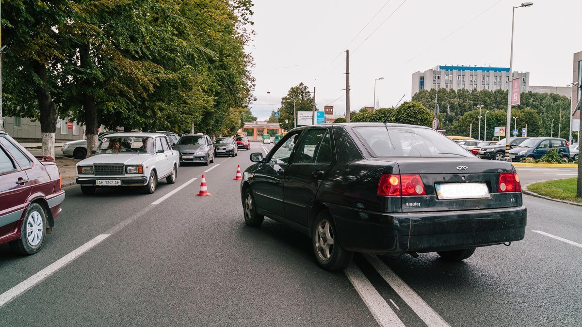 Не добежал: на Титова Chery сбил пешехода 1