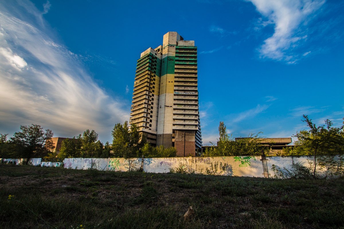 Символ Днепра: гостиница "Парус" с высоты птичьего полета 3