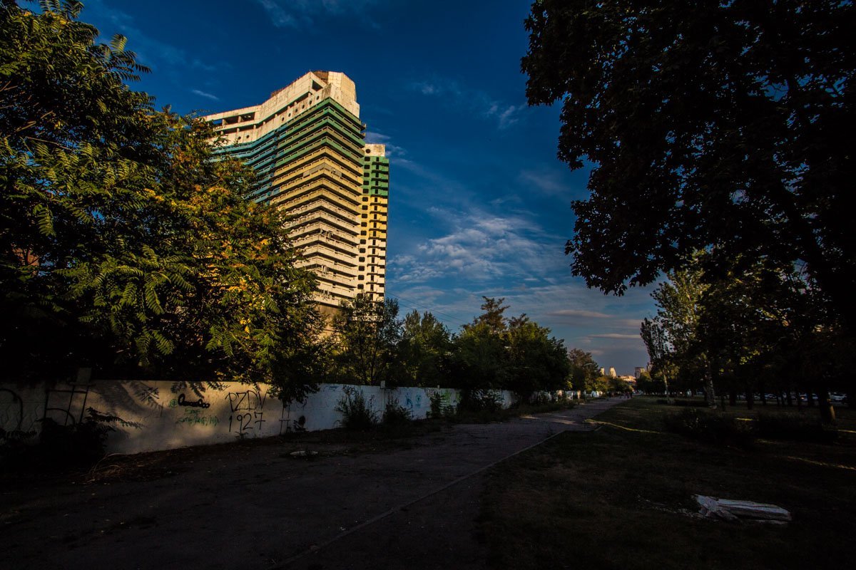 Символ Днепра: гостиница "Парус" с высоты птичьего полета 4