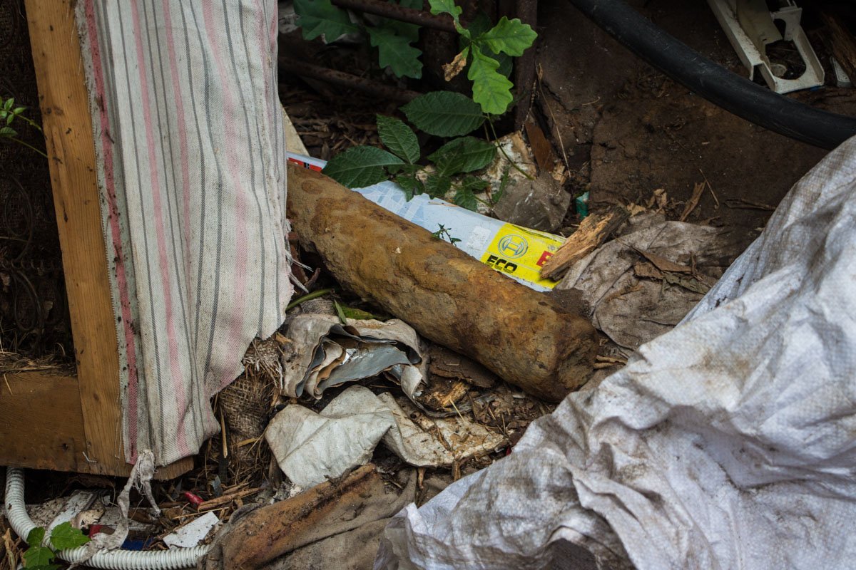 На Тополе старую трубу перепутали с боеприпасом времен войны 1