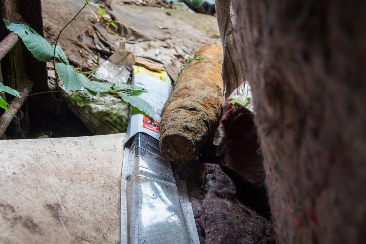 На Тополе старую трубу перепутали с боеприпасом времен войны 2