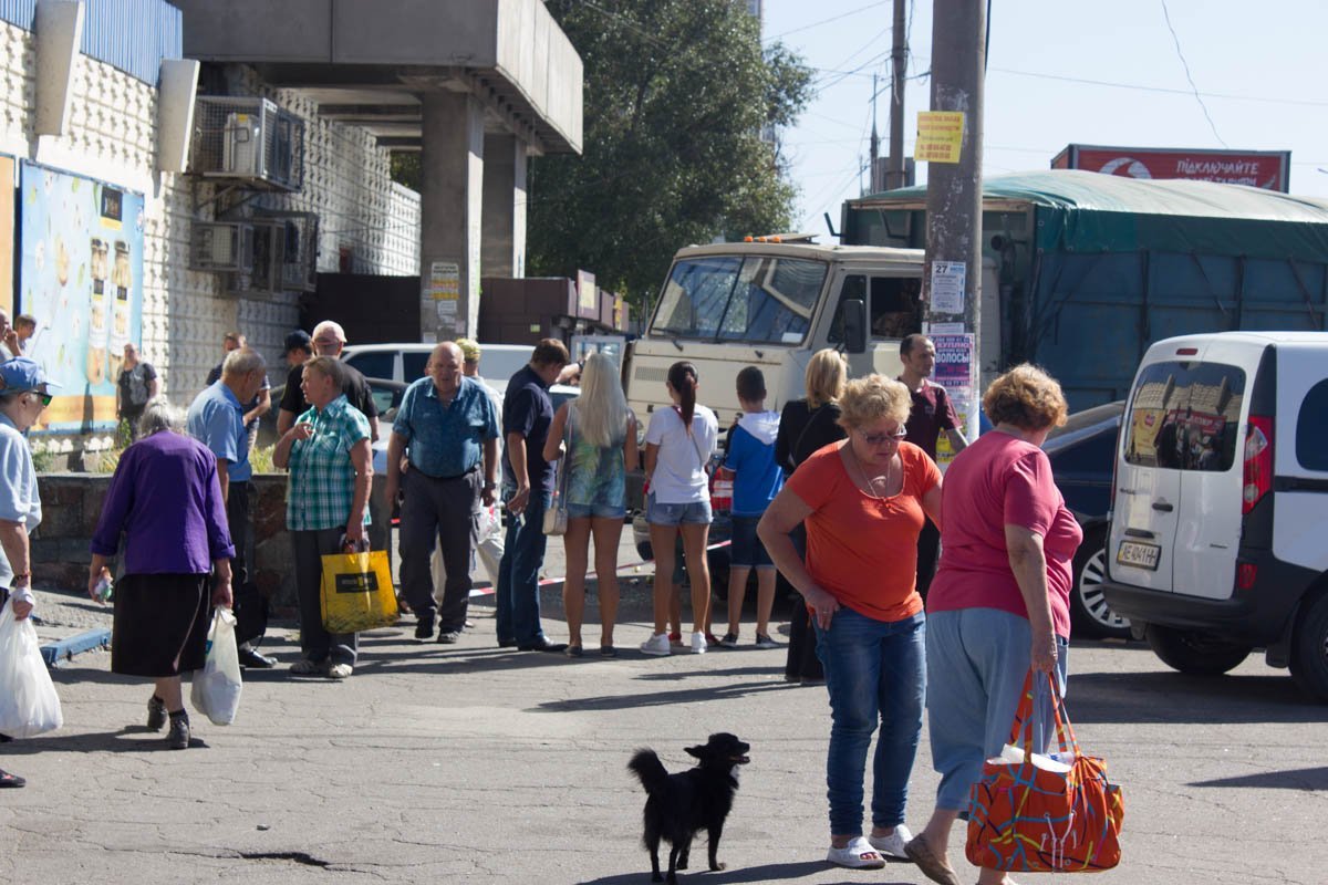 На Малиновского КамАЗ вылетел с дороги и наехал на двух женщин 5