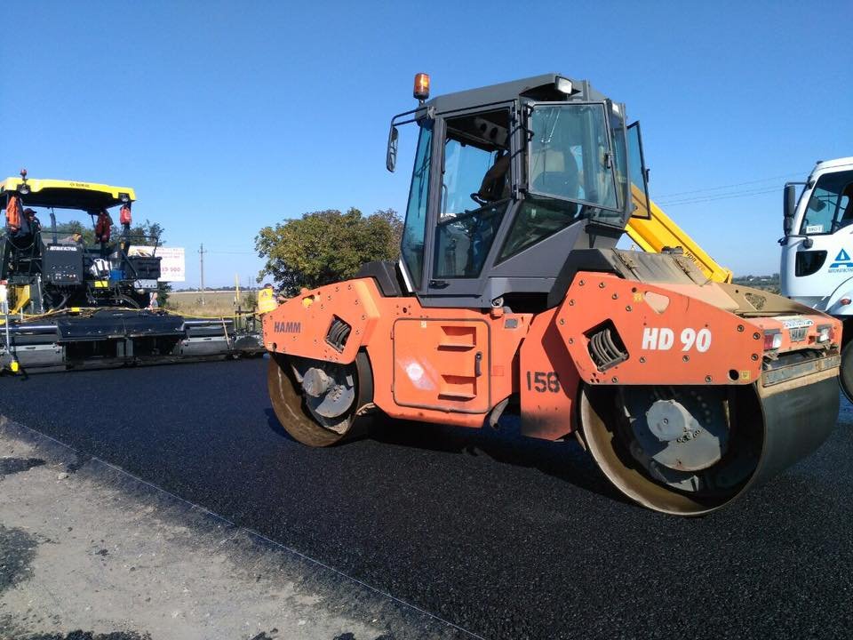 Как проходит ремонт трассы Днепр - Запорожье 3