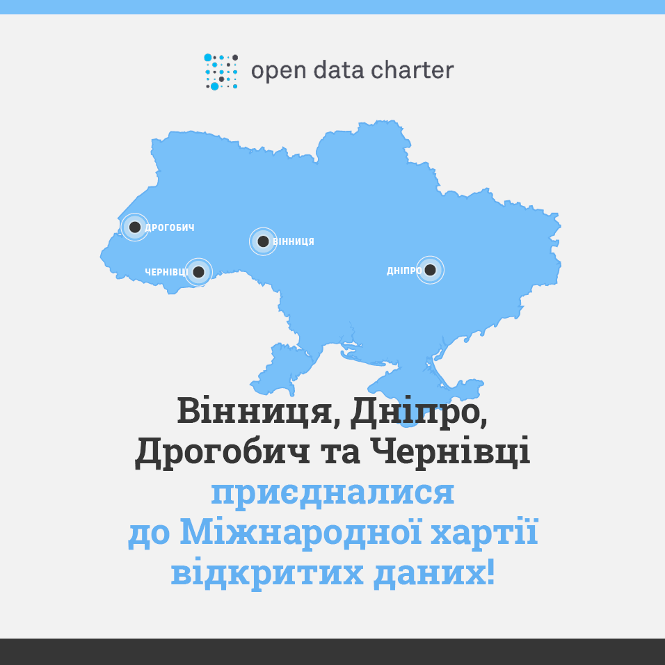 Днепр присоединился к Международной хартии открытых данных 1