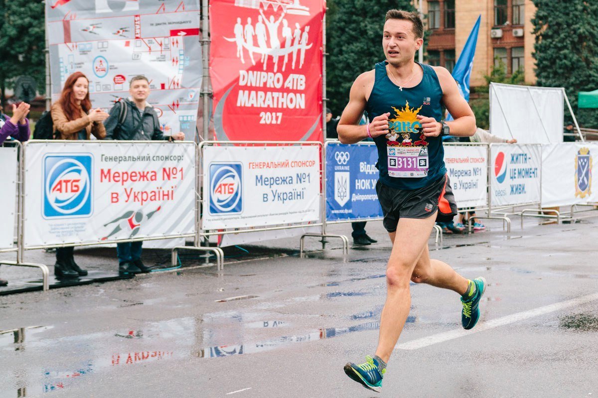 Спорт под дождем: как Днепр бежал Dnipro ATB Marathon 4