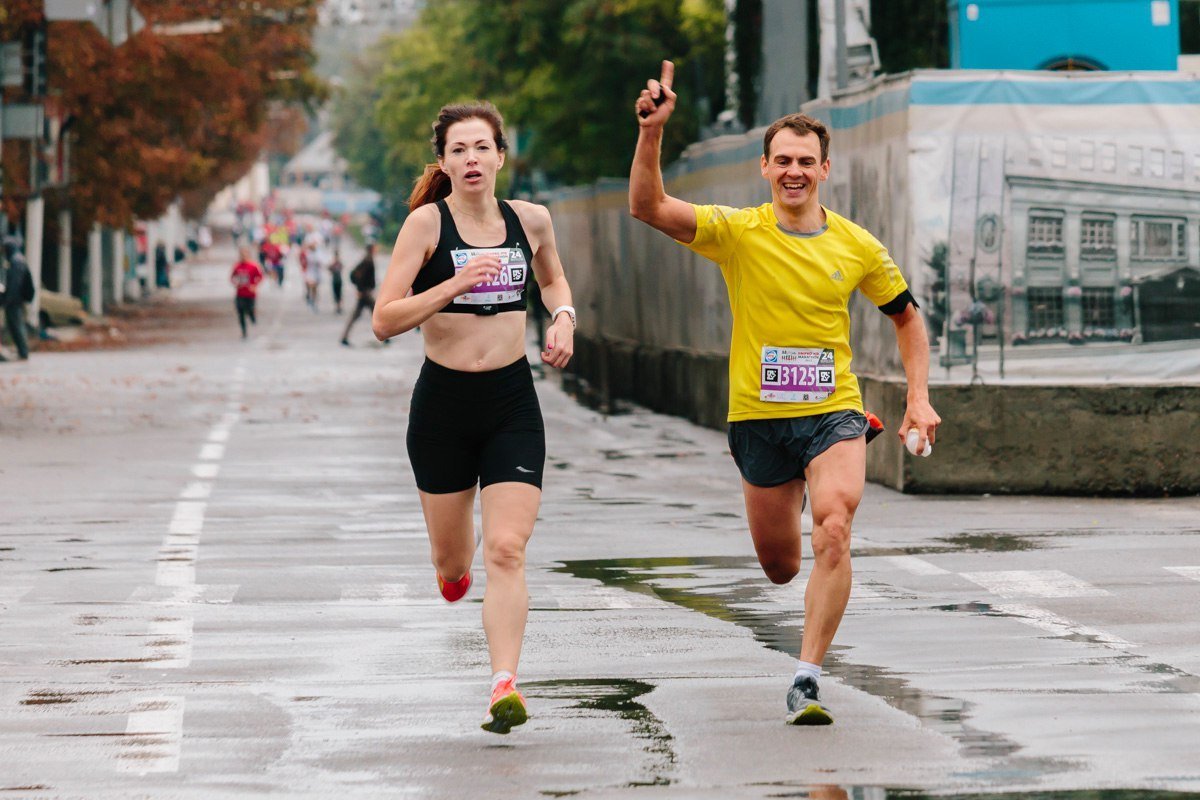 Спорт под дождем: как Днепр бежал Dnipro ATB Marathon 7