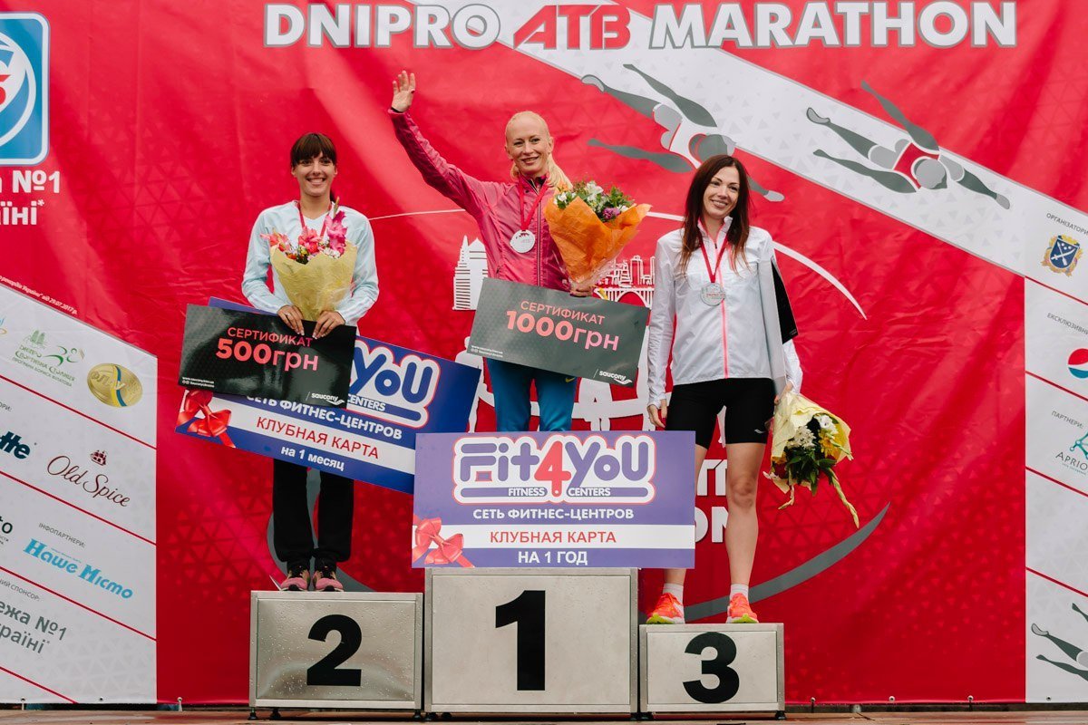 Спорт под дождем: как Днепр бежал Dnipro ATB Marathon 20