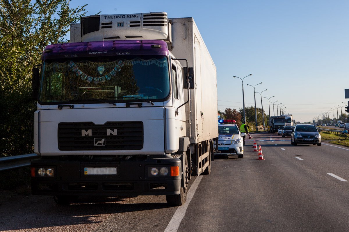 На Донецком шоссе фура насмерть сбила женщину 2