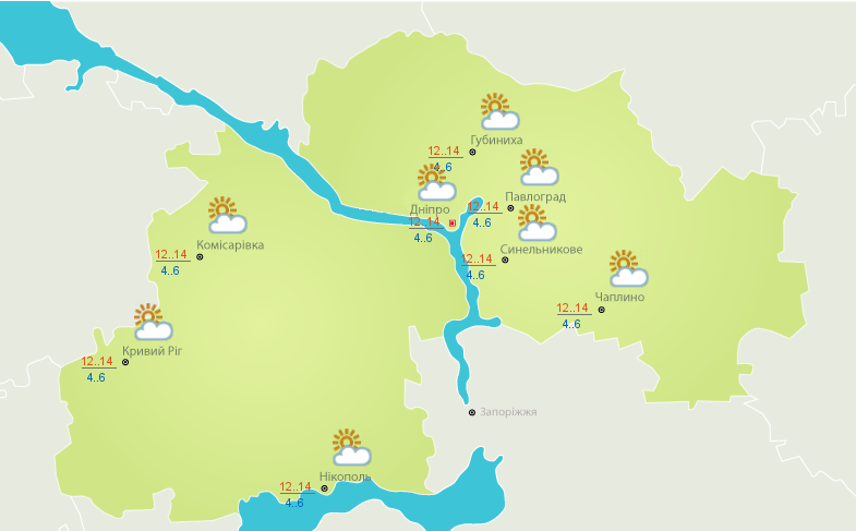 Погода на 2 октября: в Днепре будет облачно и холодно 1