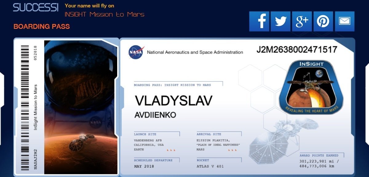 NASA предлагает отправить свое имя на Марс: узнай, как зарегистрироваться 5