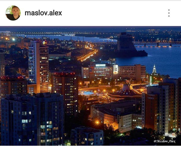 ТОП самых красивых фотографий Днепра из Instagram 3