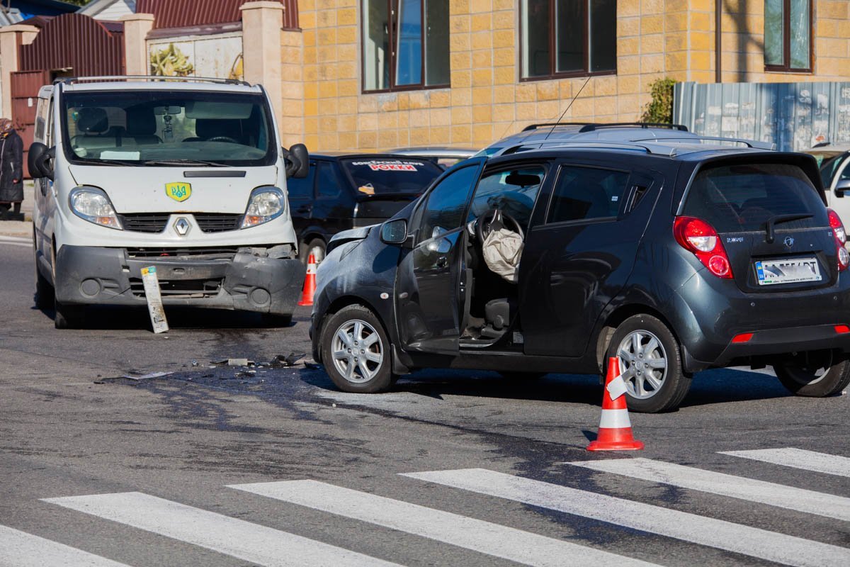 ДТП на Александра Гальченко: от столкновения с Renault загорелся Ravon 1