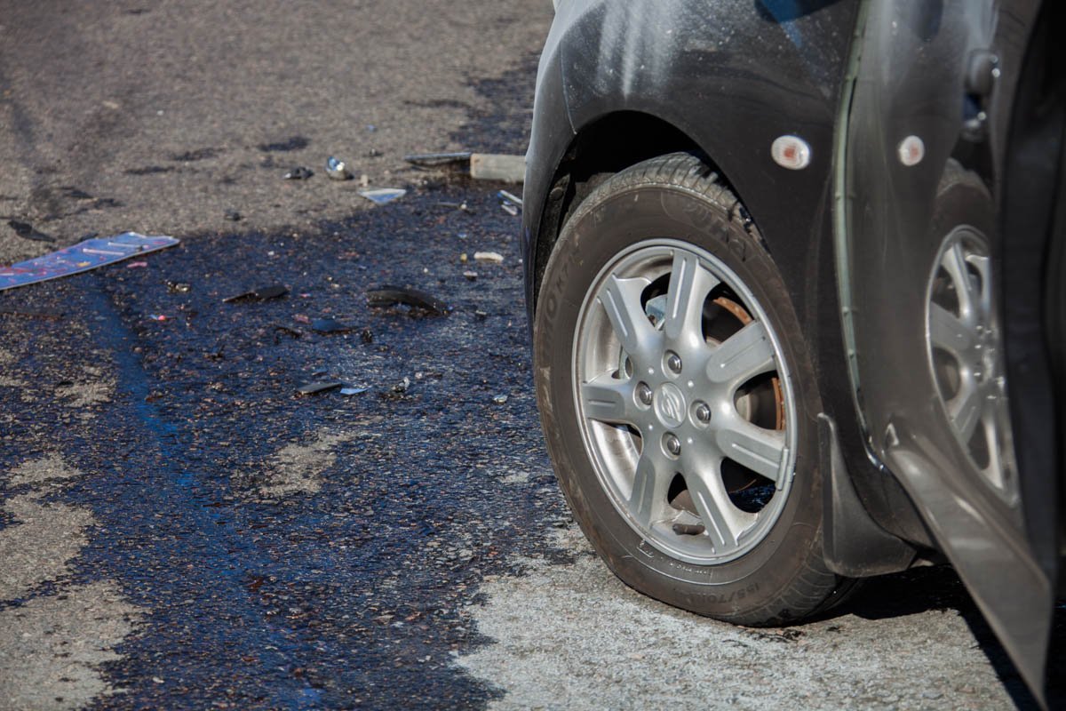 ДТП на Александра Гальченко: от столкновения с Renault загорелся Ravon 8