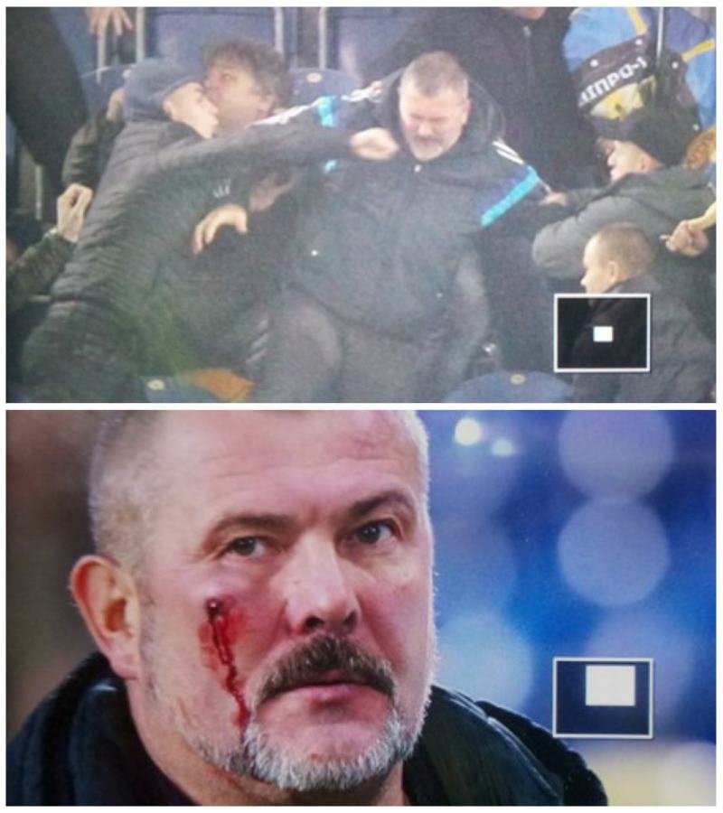 Ультрас "Днепра" побили президента СК "Днепр-1" Юрия Березу и болельщиков клуба 2