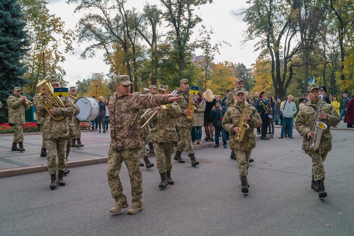 В Днепре состоялся Марш защитников Украины 27