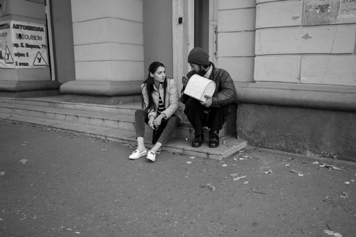 Бездомный Без имени и семьи: трогательная история бездомного из Днепра 1