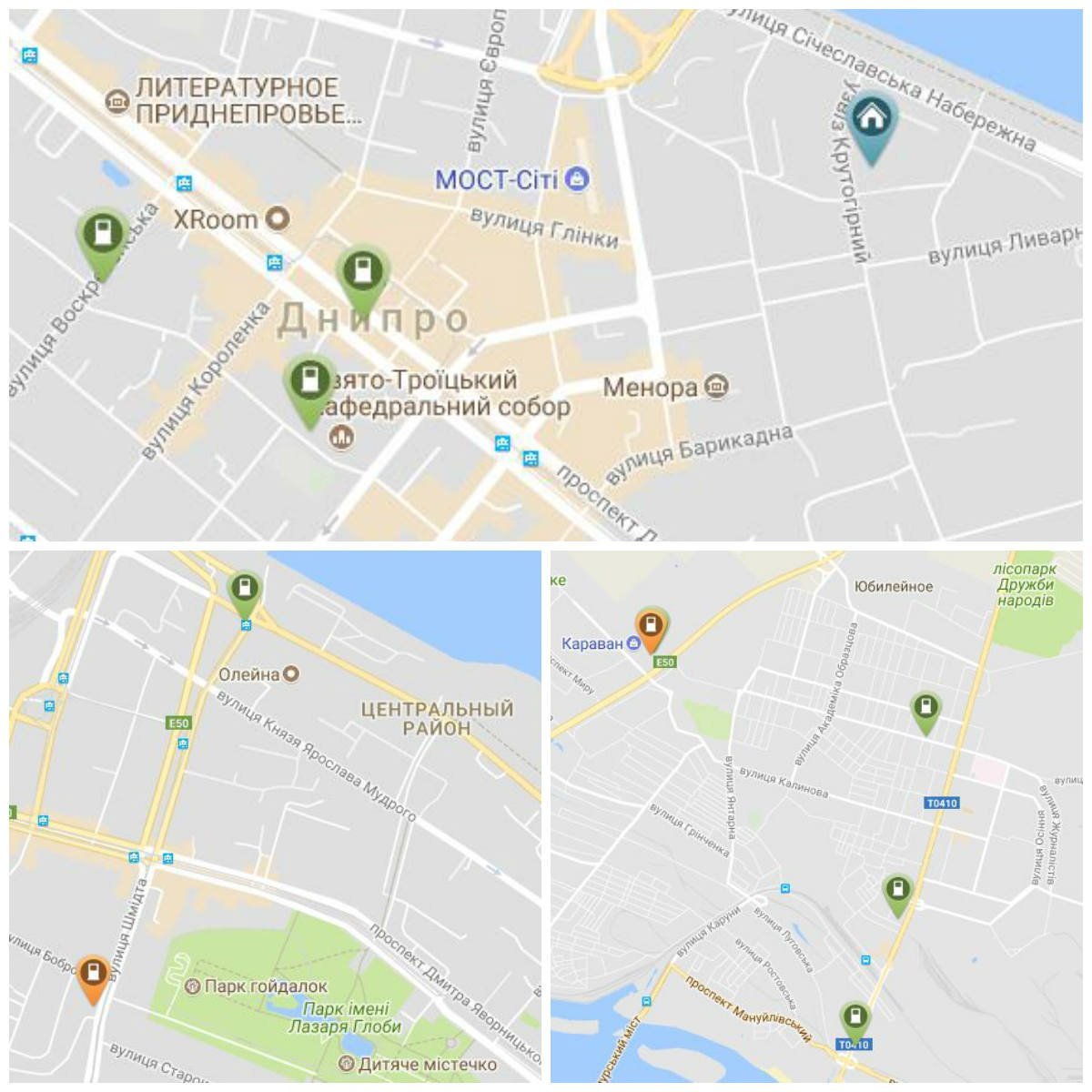 Карта сервиса «Plug Sharе»