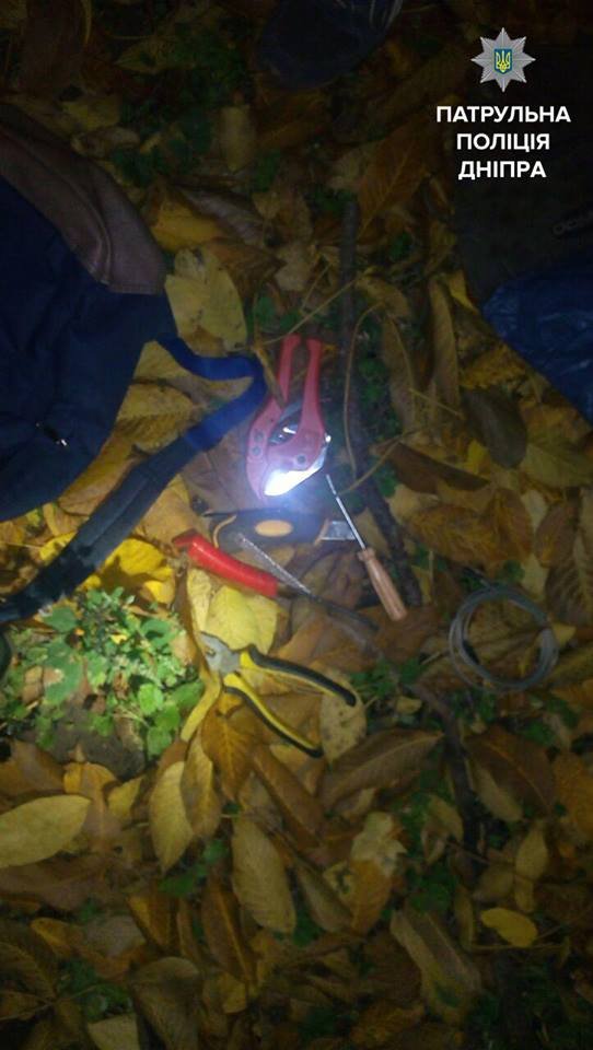 На ж/м Тополь полиция задержала воров кабеля "на горячем" 3