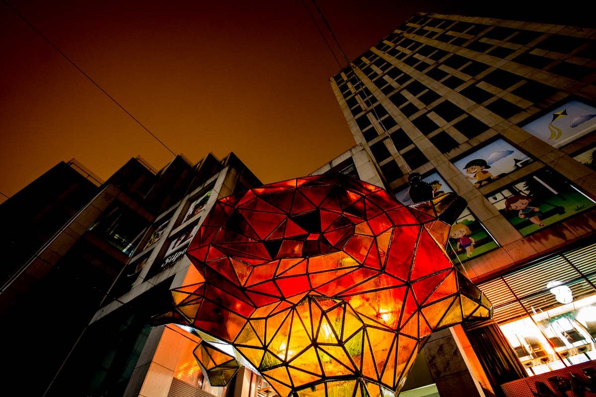 Остановись, мгновение: фотографии ночного Днепра 9