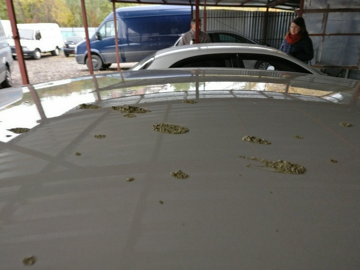 На Красном Камне неизвестные облили автомобили химикатами 7