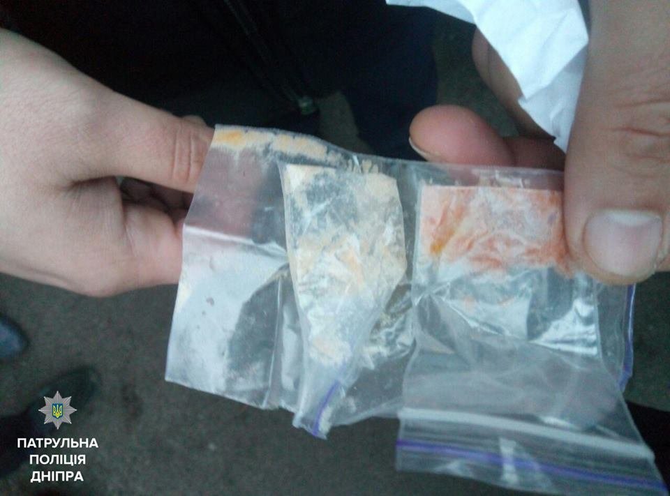 Водителя доставили Новокодакское отделение полиции