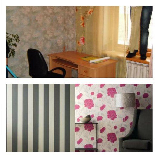 Женщина держит шторы, чтобы они лучше смотрелись в кадре