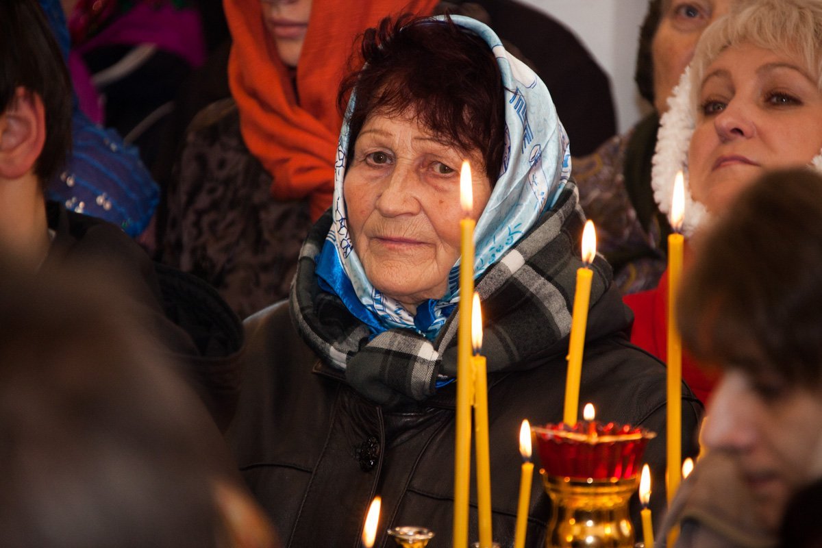 Во время молитвы