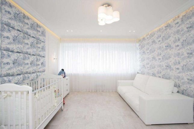 В квартире обустроена детская комната