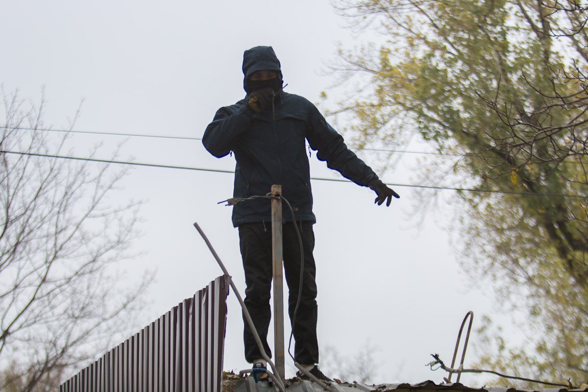 МАФ погрузили на манипулятор