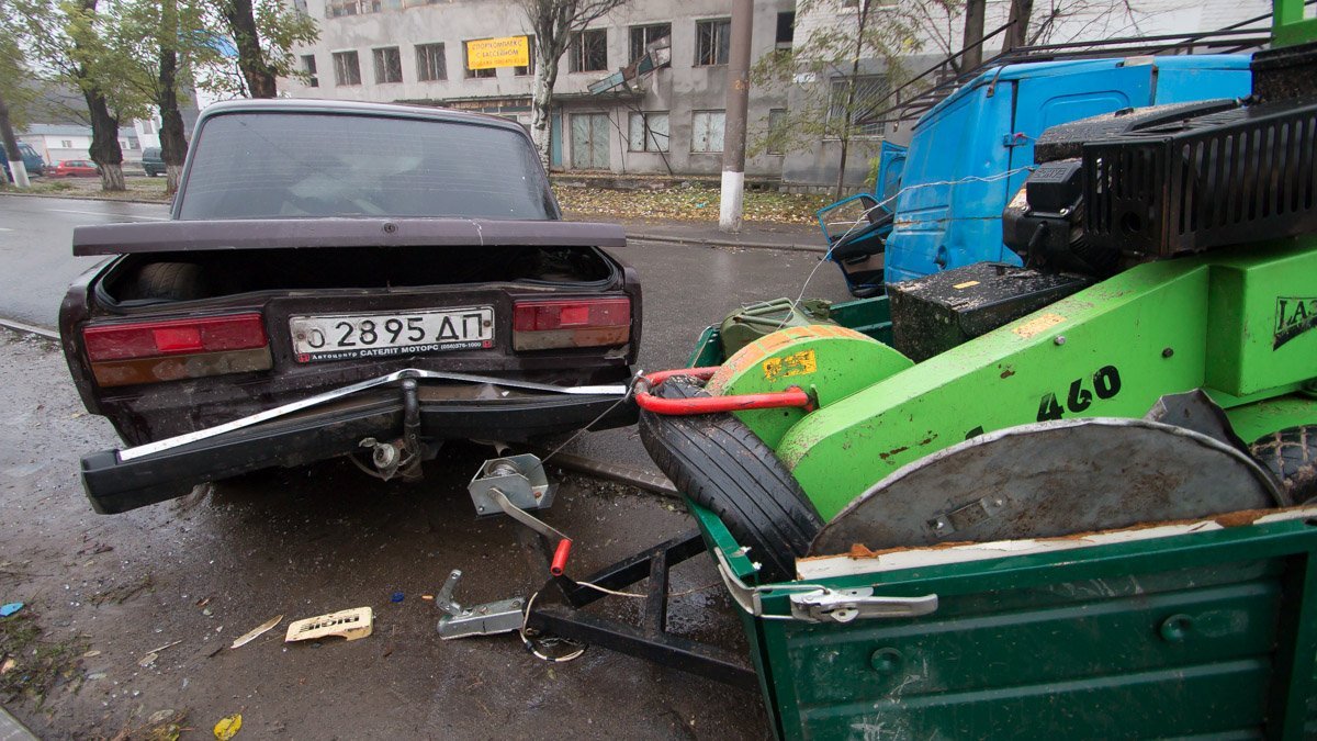 Авария случилась на проспекте Богдана Хмельницкого