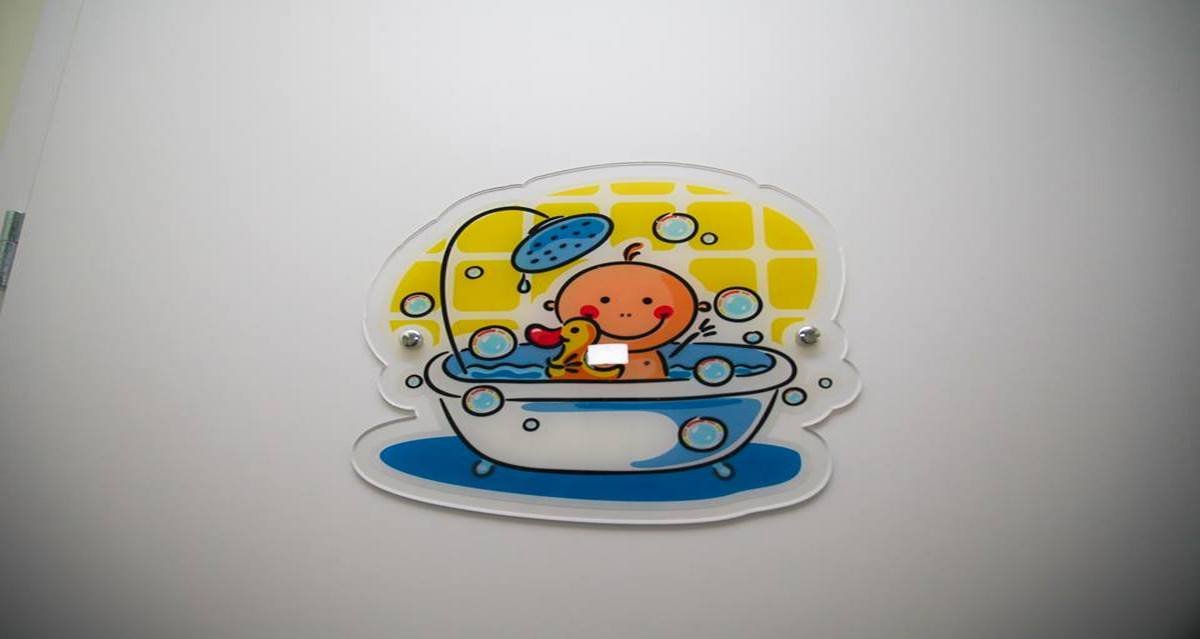 Кабинет для водных процедур детки не перепутают ни с каким другим