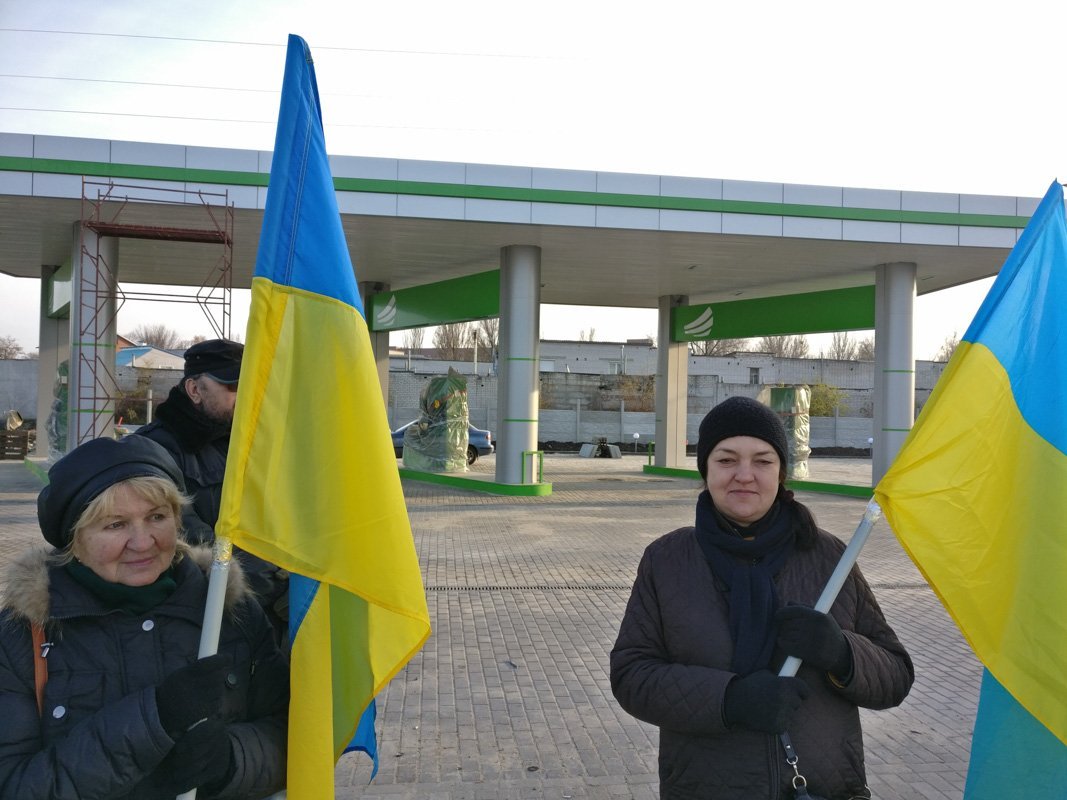 На митинг вышли женщины На митинг вышли женщины