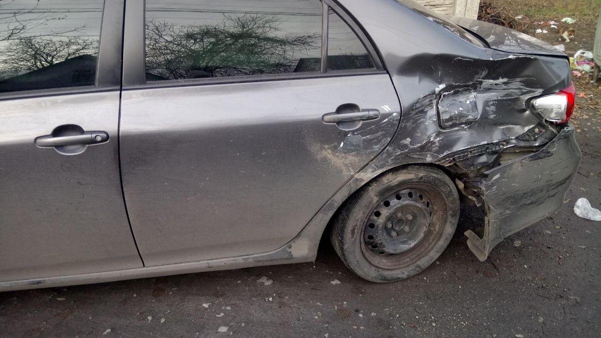 На месте происшествия образовалась пробка