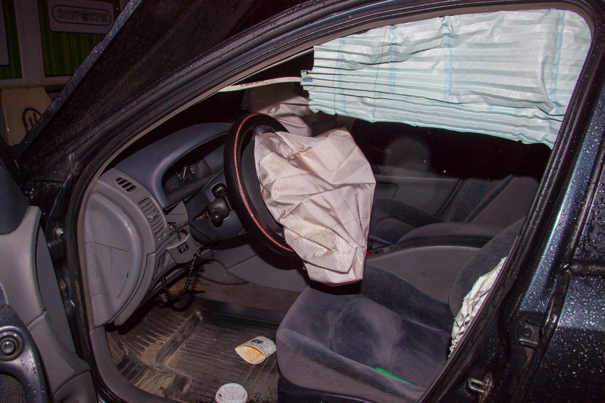 Подушки безопасности сработали вовремя Подушки безопасности сработали вовремя