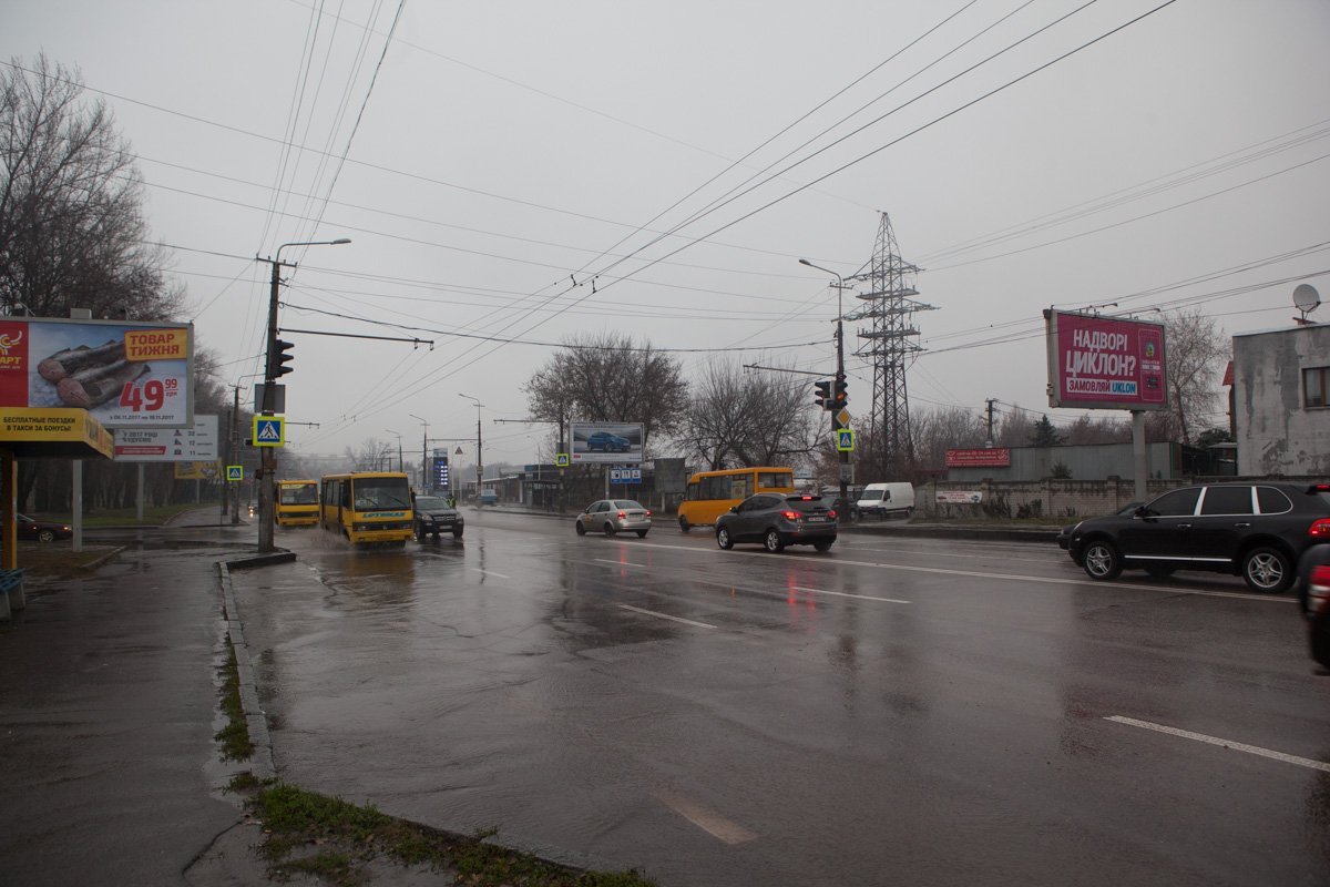 Неработающие светофоры на Запорожском Шоссе