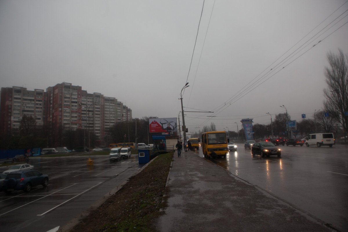 Перекресток Запорожского Шоссе и Паникахи