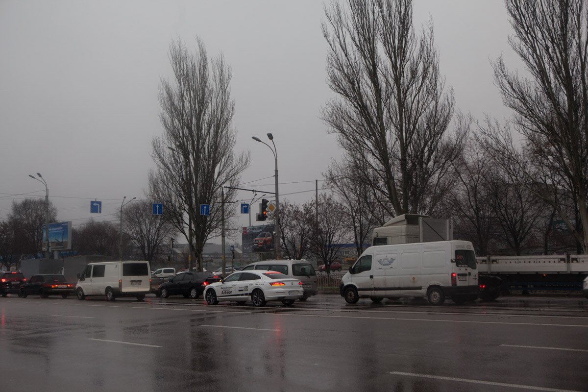 Пробка на Запорожском Шоссе