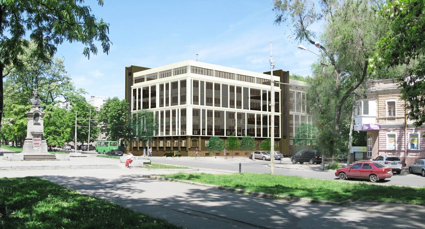 Снаружи здание будет выглядеть современно и минималистично